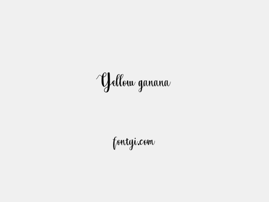Yellow ganana