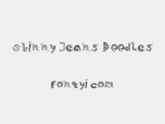 Skinny Jeans Doodles