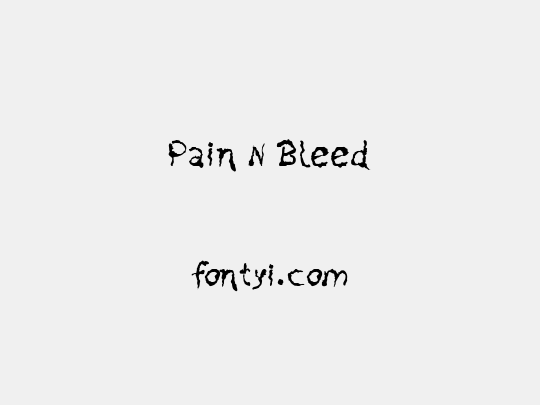 Pain N Bleed