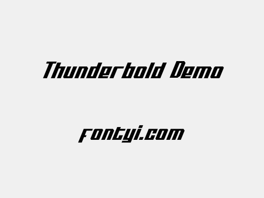 Thunderbold Demo