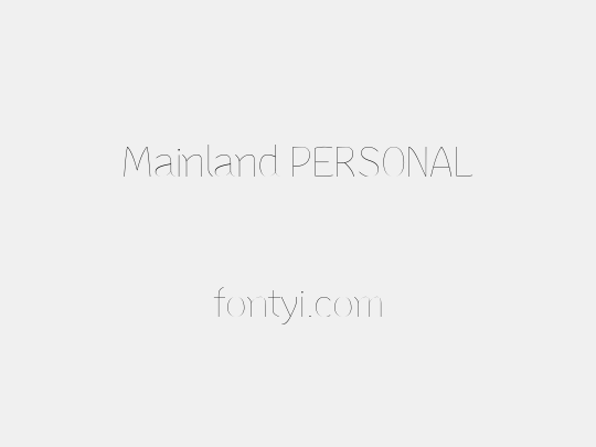 Mainland PERSONAL
