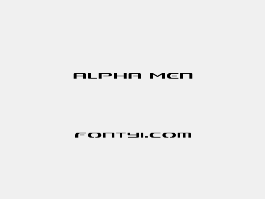 Alpha Men