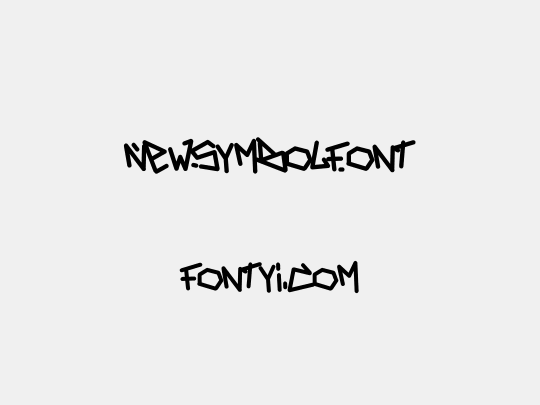 NewSymbolFont