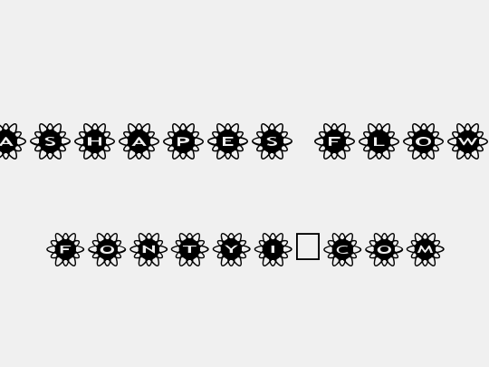 AlphaShapes flowers 2