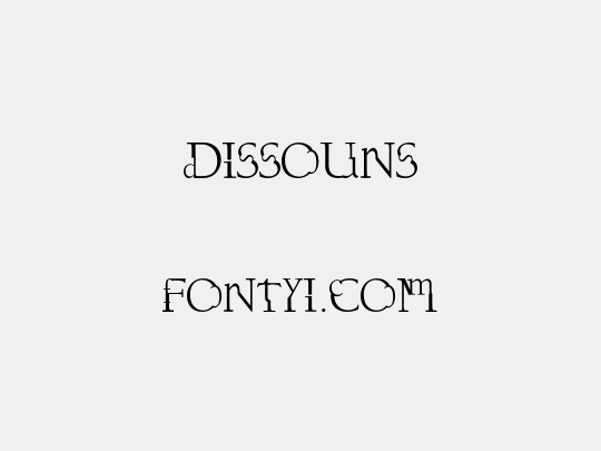 Dissouns