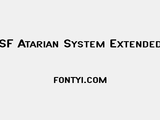 SF Atarian System Extended
