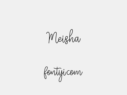 Meisha