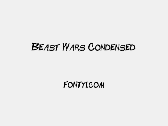 Beast Wars Condensed