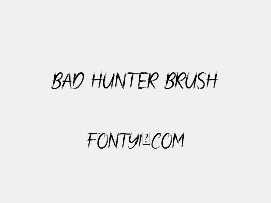Bad Hunter Brush