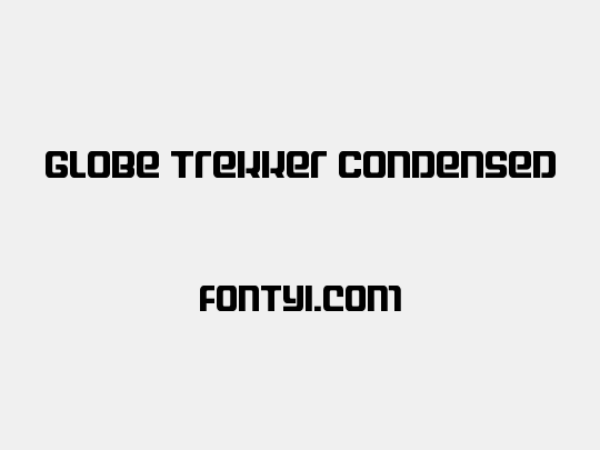 Globe Trekker Condensed