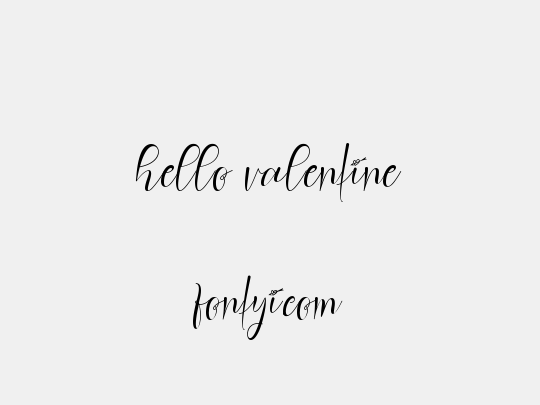 hello valentine