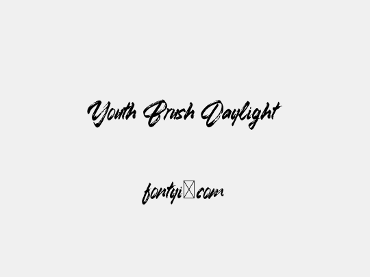 Youth Brush Daylight