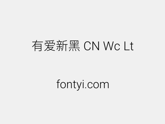 有爱新黑 CN Wc Lt
