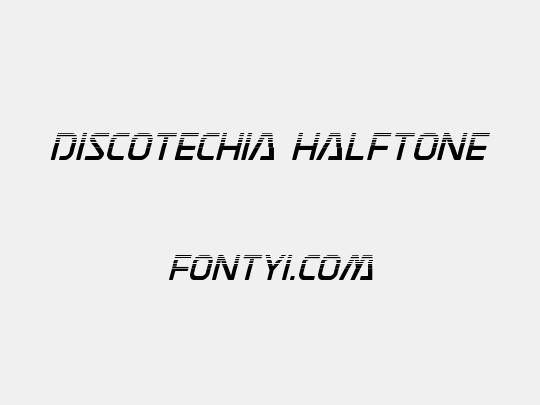 Discotechia Halftone