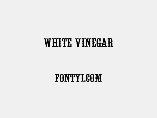 White Vinegar