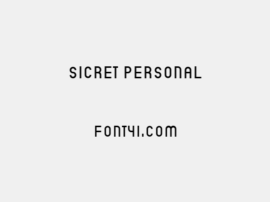 Sicret PERSONAL