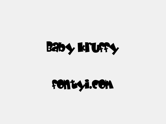 Baby Kruffy