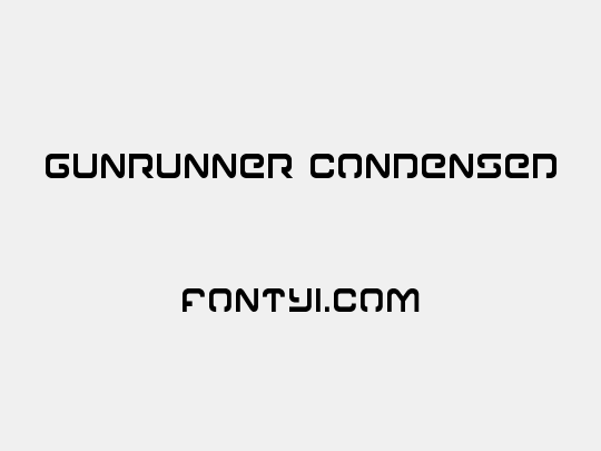 Gunrunner Condensed