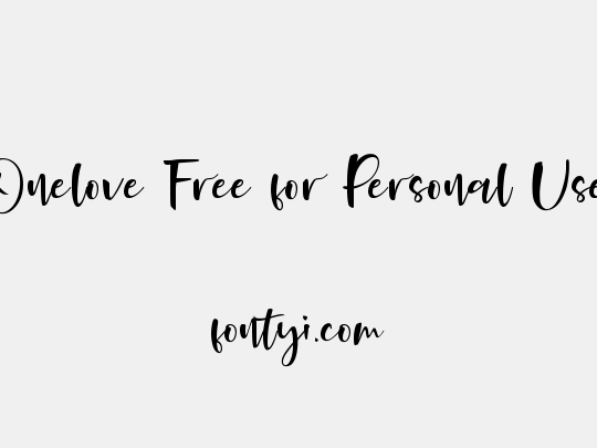 Onelove Free for Personal Use
