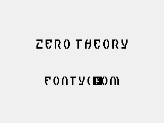 Zero Theory
