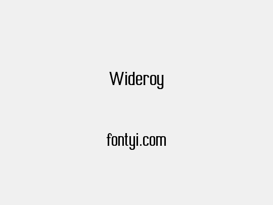 Wideroy