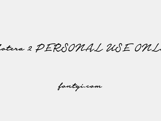 Notera 2 PERSONAL USE ONLY