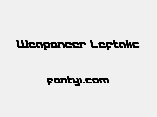 Weaponeer Leftalic