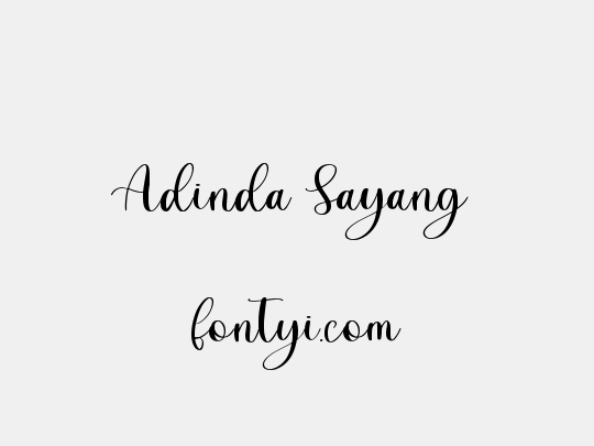 Adinda Sayang