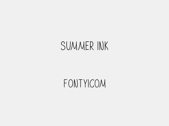 Summer Ink