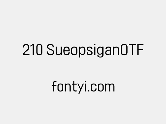 210 SueopsiganOTF