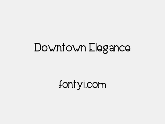 Downtown Elegance