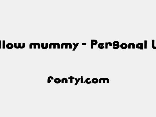 hollow mummy - Personal Use