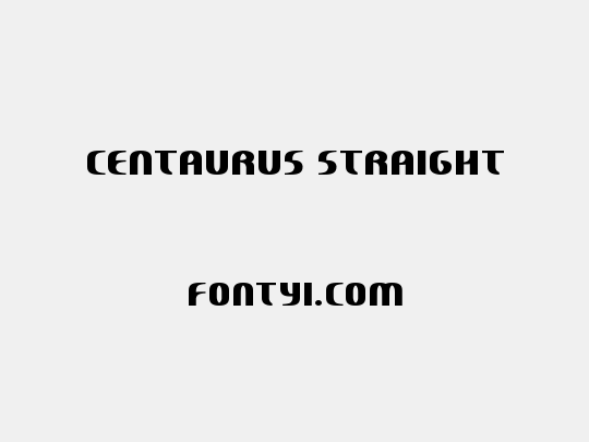 Centaurus Straight