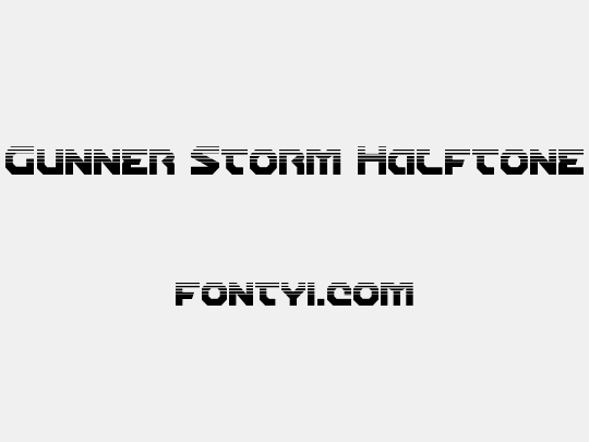 Gunner Storm Halftone