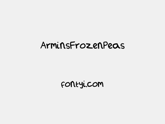 ArminsFrozenPeas