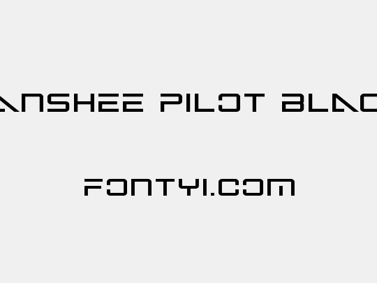 Banshee Pilot Black