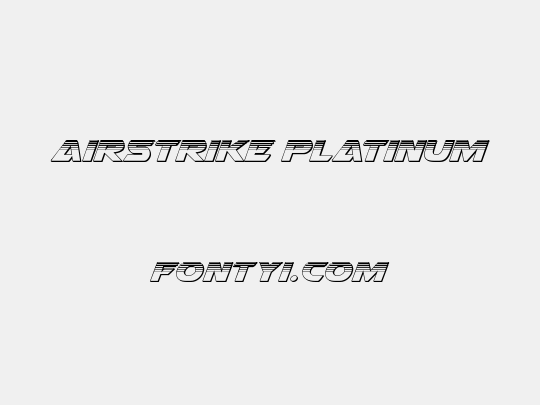 Airstrike Platinum