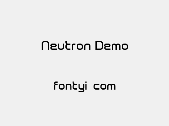 Neutron Demo