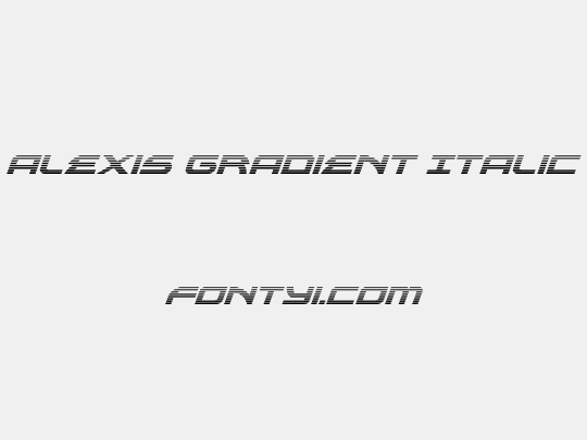 Alexis Gradient Italic