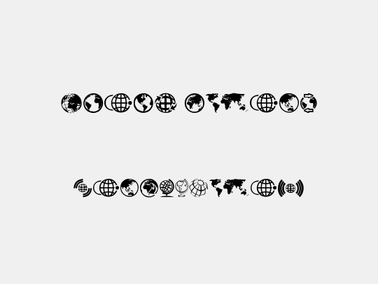 Globe Icons