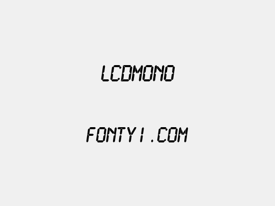 LCDMono