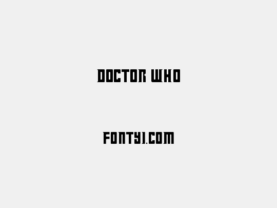 Doctor Who