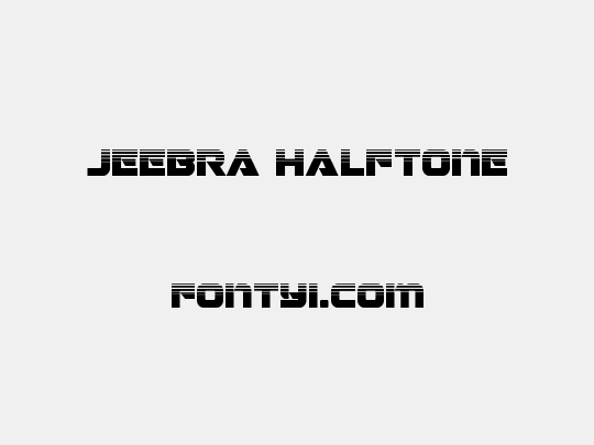 Jeebra Halftone