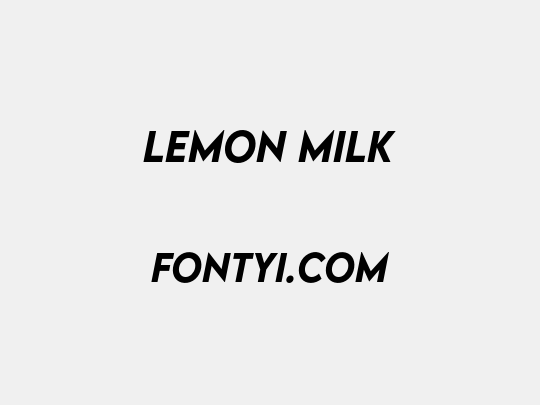 LEMON MILK