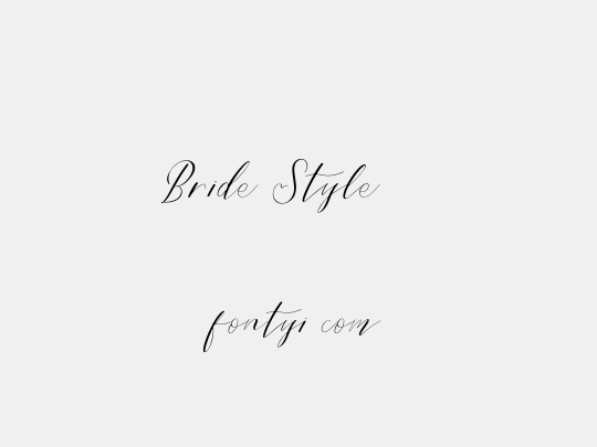 Bride Style DEMO