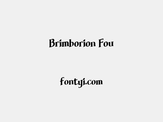 Brimborion Fou