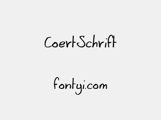 CoertSchrift