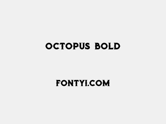 Octopus Bold