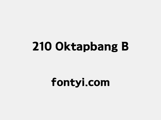 210 Oktapbang B