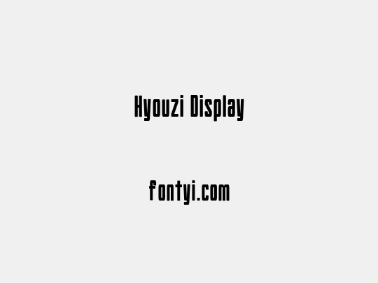 Hyouzi Display